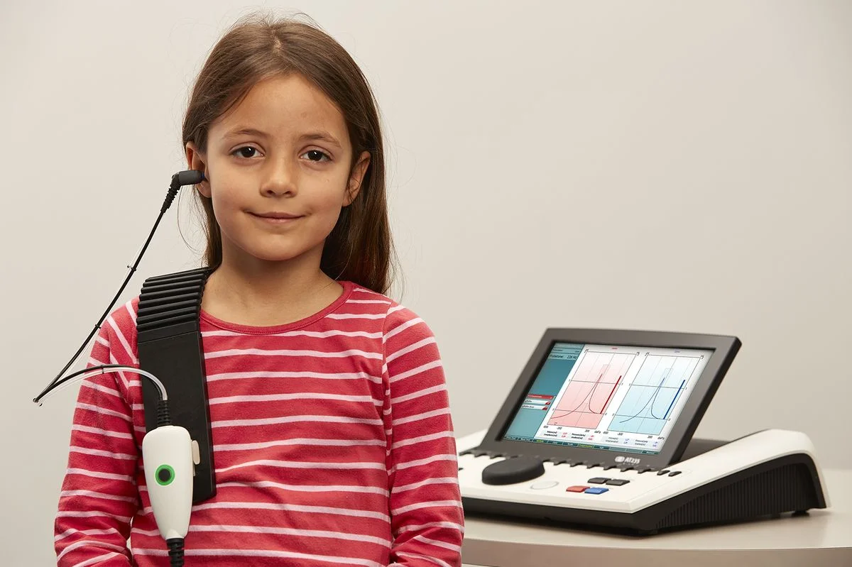 Impedance Audiometry test for middle ear assessment